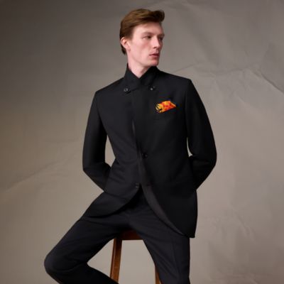 エルメス ポケットチーフ クッション ポケットチーフ 45 《ファソネ・グランH》 | Hermès - エルメス-公式サイト